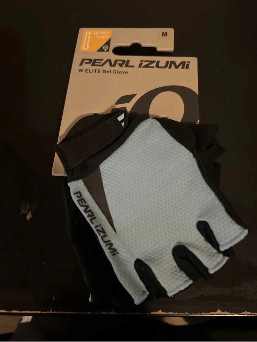 NEW! Pearl Izumi Elite Gel Cycling Gloves Women's Medium Air Blue
